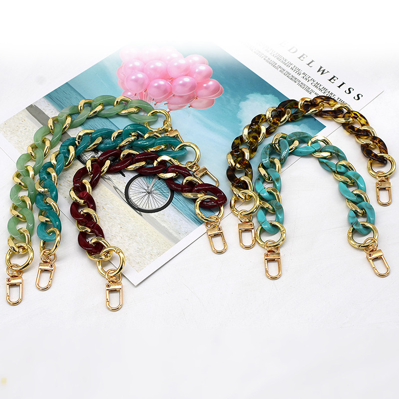 DIY Lady rankinės dirželis viršutinė rankena juostelė gera grandinė telefono dėklo grandinė daugiafunkcinis dirželis aukštos kokybės plastikinė grandinėlė