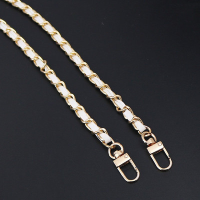 Moodne PU-nahast+metallist ketist õlarihm naistele Moekott Crossbody kott Naiste nahast rihm käekoti jaoks 120 cm