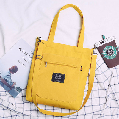 Női vászontáska, új dizájnú, cipzáras válltáska női, újrafelhasználható, nagy kapacitású vásárlói hordtáska, női ökovászon bevásárlótáskák