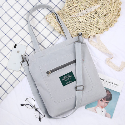 Női vászontáska, új dizájnú, cipzáras válltáska női, újrafelhasználható, nagy kapacitású vásárlói hordtáska, női ökovászon bevásárlótáskák