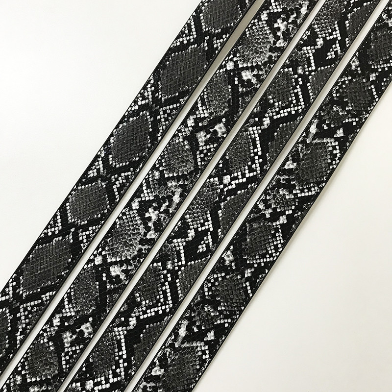 90 cm DIY Prints Siksnas Maināmas PU ādas rokturis Daudzkrāsaini aksesuāri sievietēm plecu soma Bezmaksas piegāde