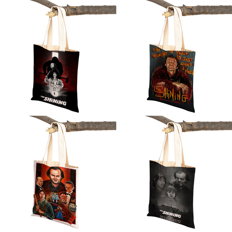 Badu.bg Платнена дамска пазарска чанта Филм на ужасите The Shining Lady ...