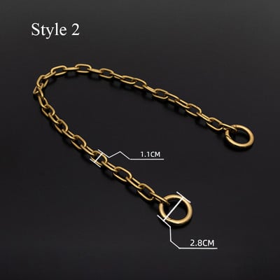 Zamjenski metalni lanac za torbu s ručkom, torbica, zlatna, crna, svijetla, zlatna, srebrna DIY dodaci za remen za torbu, hardver visoke kvalitete