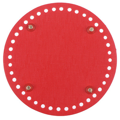 1 KOM Pribor za torbe Okruglo kožno dno Heklana torba Izrada donje prostirke Jastuk za torbicu Donja baza