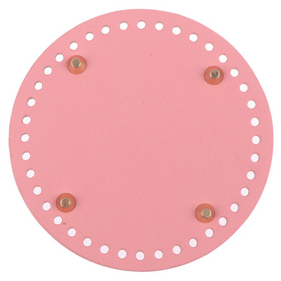 1 KOM Pribor za torbe Okruglo kožno dno Heklana torba Izrada donje prostirke Jastuk za torbicu Donja baza