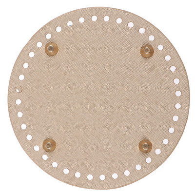 1 KOM Pribor za torbe Okruglo kožno dno Heklana torba Izrada donje prostirke Jastuk za torbicu Donja baza