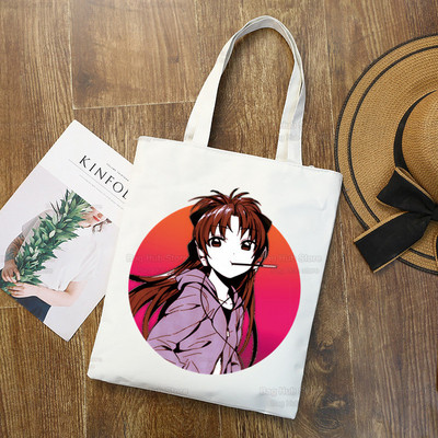 Magická nákupná taška Puella Magi Madoka, plátená taška Kaname Madoka Anime, kabelka Akemi Mami, taška Sakura Kyouko, tašky cez rameno
