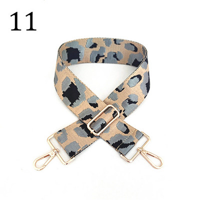 Deepeel 5 cm platas, krāsainas leoparda somas, siksniņa 80–130 cm, regulējams plecu šķērsgriezums, sieviešu rokassomas, nomaiņas somas piederumi