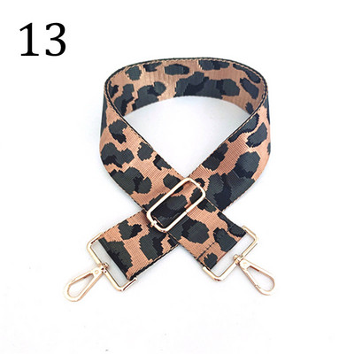 Deepeel 5 cm platas, krāsainas leoparda somas, siksniņa 80–130 cm, regulējams plecu šķērsgriezums, sieviešu rokassomas, nomaiņas somas piederumi