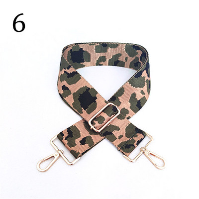 Deepeel 5 cm platas, krāsainas leoparda somas, siksniņa 80–130 cm, regulējams plecu šķērsgriezums, sieviešu rokassomas, nomaiņas somas piederumi