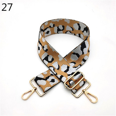 Deepeel 5 cm platas, krāsainas leoparda somas, siksniņa 80–130 cm, regulējams plecu šķērsgriezums, sieviešu rokassomas, nomaiņas somas piederumi