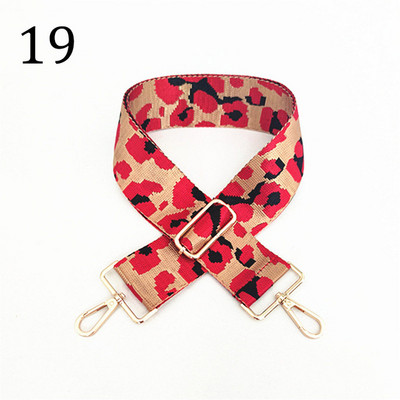 Deepeel 5 cm platas, krāsainas leoparda somas, siksniņa 80–130 cm, regulējams plecu šķērsgriezums, sieviešu rokassomas, nomaiņas somas piederumi