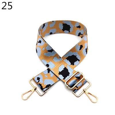 Deepeel 5 cm platas, krāsainas leoparda somas, siksniņa 80–130 cm, regulējams plecu šķērsgriezums, sieviešu rokassomas, nomaiņas somas piederumi