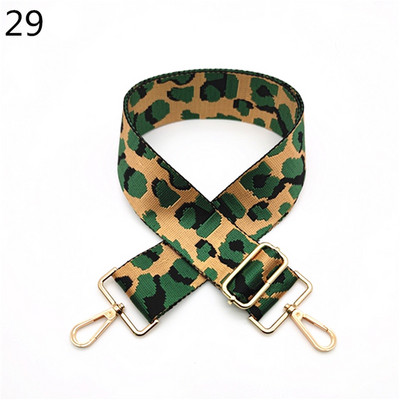 Deepeel 5 cm platas, krāsainas leoparda somas, siksniņa 80–130 cm, regulējams plecu šķērsgriezums, sieviešu rokassomas, nomaiņas somas piederumi