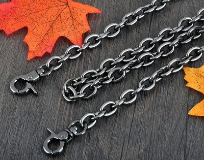 DIY 9mm zelts, sudrabs, lielgabals melns O formas soma ķēdes nomaiņa plecu krustojuma somas siksnas rokassomām Jostu rokturi