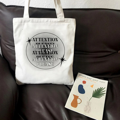 2022 Harajuku All-match Kawaii Cartoon Alphabet Nákupná taška Tote Bag Plátená taška cez rameno Dámska nákupná taška s veľkou kapacitou Tot
