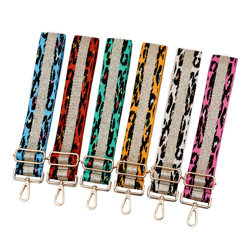 Podesivi remen Putni dodaci Nova podebljana leopard točkasta torba Naramenica sa zlatnim nitima Pojas preko ramena