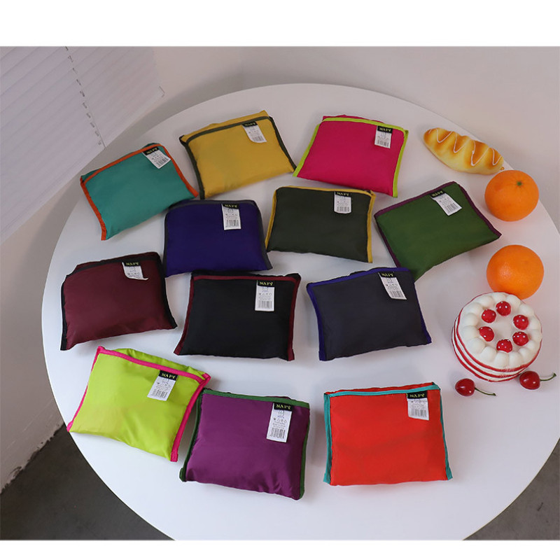 Torba s uzicom za višekratnu upotrebu velikog kapaciteta Najlonska sklopiva torba za trgovinu Sklopiva torba za kupnju Eko velika torba za plažu od poliestera