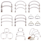 13-27 cm okvir torbe za torbicu okvir liječničke torbice okvir od metalne aluminijske cijevi DIY torba ručka dodaci dijelovi torbice 12 vrsta