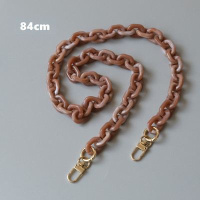 Riblja kost Leopard remen za torbu 40cm-120cm akrilne smole lančić za remen za torbicu Odvojivi zamjenski dodaci za torbicu na rame