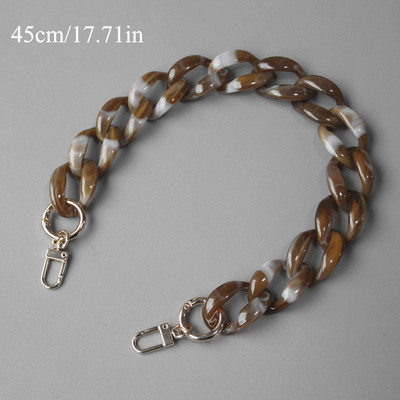 Riblja kost Leopard remen za torbu 40cm-120cm akrilne smole lančić za remen za torbicu Odvojivi zamjenski dodaci za torbicu na rame