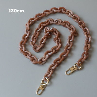 Riblja kost Leopard remen za torbu 40cm-120cm akrilne smole lančić za remen za torbicu Odvojivi zamjenski dodaci za torbicu na rame