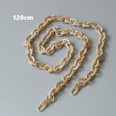 Riblja kost Leopard remen za torbu 40cm-120cm akrilne smole lančić za remen za torbicu Odvojivi zamjenski dodaci za torbicu na rame