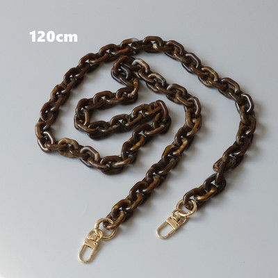 Riblja kost Leopard remen za torbu 40cm-120cm akrilne smole lančić za remen za torbicu Odvojivi zamjenski dodaci za torbicu na rame