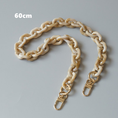 Riblja kost Leopard remen za torbu 40cm-120cm akrilne smole lančić za remen za torbicu Odvojivi zamjenski dodaci za torbicu na rame