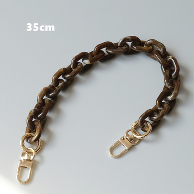 Riblja kost Leopard remen za torbu 40cm-120cm akrilne smole lančić za remen za torbicu Odvojivi zamjenski dodaci za torbicu na rame