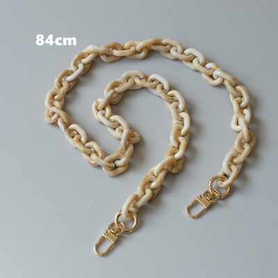 Riblja kost Leopard remen za torbu 40cm-120cm akrilne smole lančić za remen za torbicu Odvojivi zamjenski dodaci za torbicu na rame