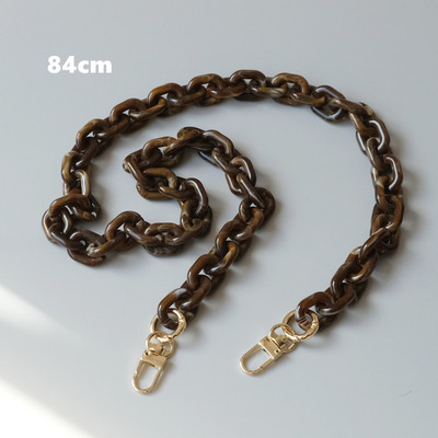 Riblja kost Leopard remen za torbu 40cm-120cm akrilne smole lančić za remen za torbicu Odvojivi zamjenski dodaci za torbicu na rame