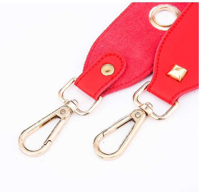 PU kožna naramenica za torbu s zakovicama Ženska torba za preko ramena Pojas s čvrstim širokim remenom Dio torbe s remenom Dodaci Ženska naramenica za kurirske torbe