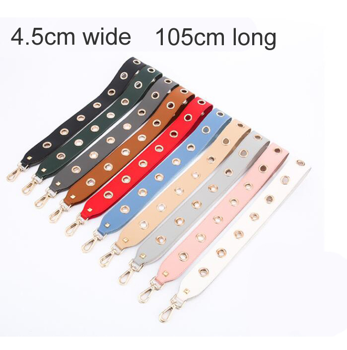 PU kožna naramenica za torbu s zakovicama Ženska torba za preko ramena Pojas s čvrstim širokim remenom Dio torbe s remenom Dodaci Ženska naramenica za kurirske torbe
