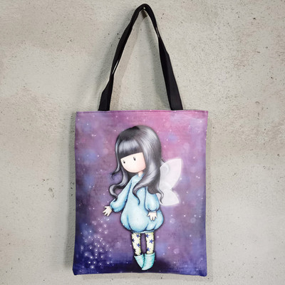 Divat rajzfilmnyomtatás Női alkalmi táska kiváló minőségű tartós szövet válltáska lányoknak kedves bevásárló iskolatáska kézitáska