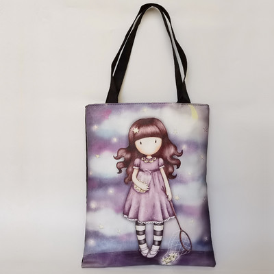 Divat rajzfilmnyomtatás Női alkalmi táska kiváló minőségű tartós szövet válltáska lányoknak kedves bevásárló iskolatáska kézitáska