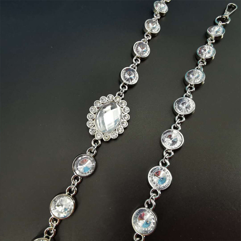 lánc fogantyú kézitáska medál Gyémánt utánzat Táskapánt női Válltáska vállpánt dekoráció Táska kiegészítők