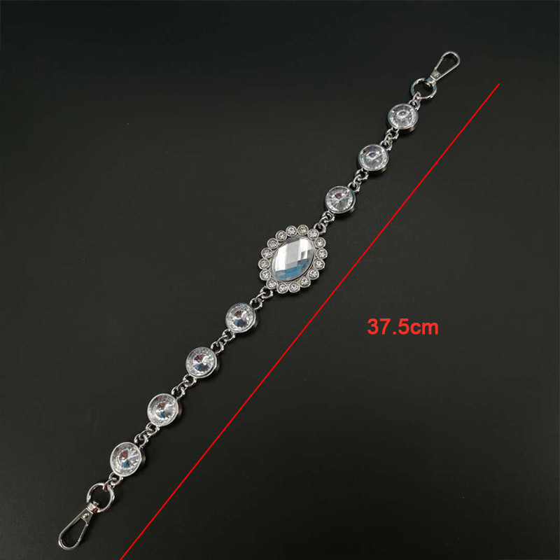 lánc fogantyú kézitáska medál Gyémánt utánzat Táskapánt női Válltáska vállpánt dekoráció Táska kiegészítők