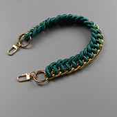 Visiškai naujo dizaino moteriškos rankinės aksesuarai moteriškas Dirželis krepšiams grotelės Rankinės rankinės grandinėlė 40cm trumpas Krepšelio rankenos aukštos kokybės dirželis