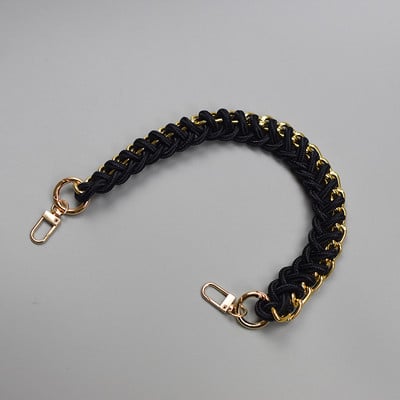 Visiškai naujo dizaino moteriškos rankinės aksesuarai moteriškas Dirželis krepšiams grotelės Rankinės rankinės grandinėlė 40cm trumpas Krepšelio rankenos aukštos kokybės dirželis