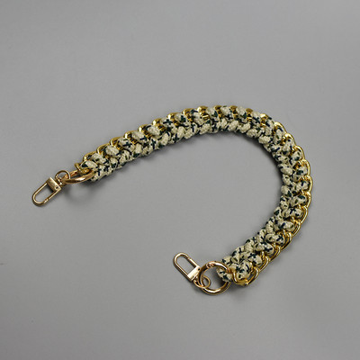 Visiškai naujo dizaino moteriškos rankinės aksesuarai moteriškas Dirželis krepšiams grotelės Rankinės rankinės grandinėlė 40cm trumpas Krepšelio rankenos aukštos kokybės dirželis