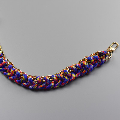 Visiškai naujo dizaino moteriškos rankinės aksesuarai moteriškas Dirželis krepšiams grotelės Rankinės rankinės grandinėlė 40cm trumpas Krepšelio rankenos aukštos kokybės dirželis