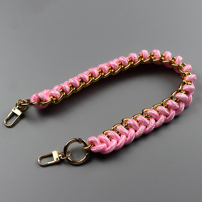 Visiškai naujo dizaino moteriškos rankinės aksesuarai moteriškas Dirželis krepšiams grotelės Rankinės rankinės grandinėlė 40cm trumpas Krepšelio rankenos aukštos kokybės dirželis