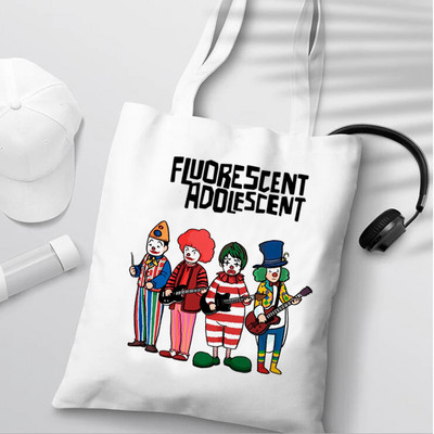 Arctic Monkeys Sound Wave Rock Band pirkinių krepšys Drobė Pirkėjo mada Didelės talpos rankinė per petį krepšys Paplūdimio krepšys