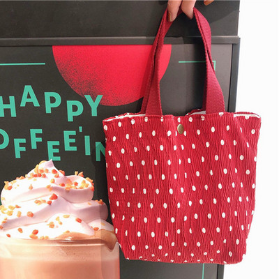 Mala svježa prijenosna torba za ručak Ženska mini platnena torba za nošenje u slobodno vrijeme Raznorazna ručna torba Ekološka torba za kupovinu Ležerna torbica