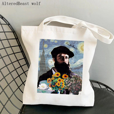 Női vásárlótáska puha monetáris kollázs Nyomtatott Kawaii táska Harajuku Bevásárlóvászon Shopper Bag lány kézitáska Vállas női táska