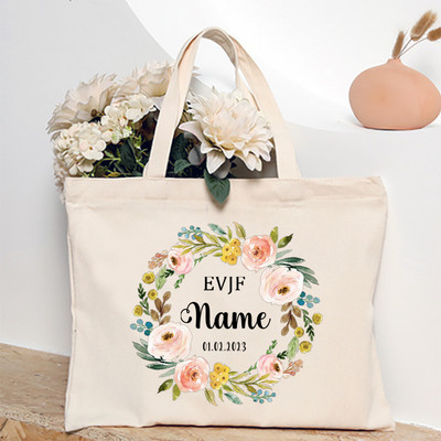 Personalizētas EVJF līgavas māsas rokassomiņas pasūtījuma vārdā Goda kalpones plecu soma Kāzu vecmeitu ballītes rokassomiņas kāzu dāvanas