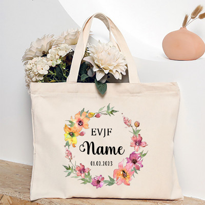 Personalizētas EVJF līgavas māsas rokassomiņas pasūtījuma vārdā Goda kalpones plecu soma Kāzu vecmeitu ballītes rokassomiņas kāzu dāvanas