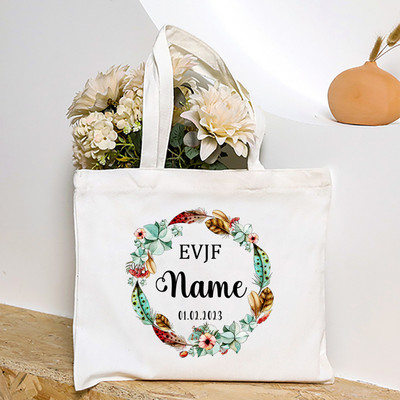 Personalizētas EVJF līgavas māsas rokassomiņas pasūtījuma vārdā Goda kalpones plecu soma Kāzu vecmeitu ballītes rokassomiņas kāzu dāvanas