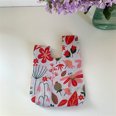 2023 japán mini hordozható csomós csuklótáska női felső fogantyús táska egyszerű pénztárcák kézitáskák vízálló bevásárlótáska telefon kulcstartó